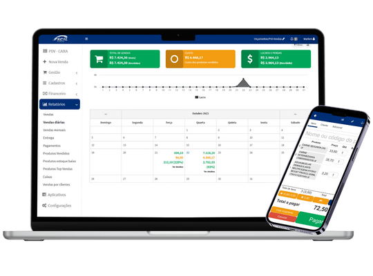 Facil Sistemas - Mockup do Sistema